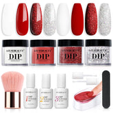 Throbbing - 12Pcs Dip Powder Nail Kit Starter Kit